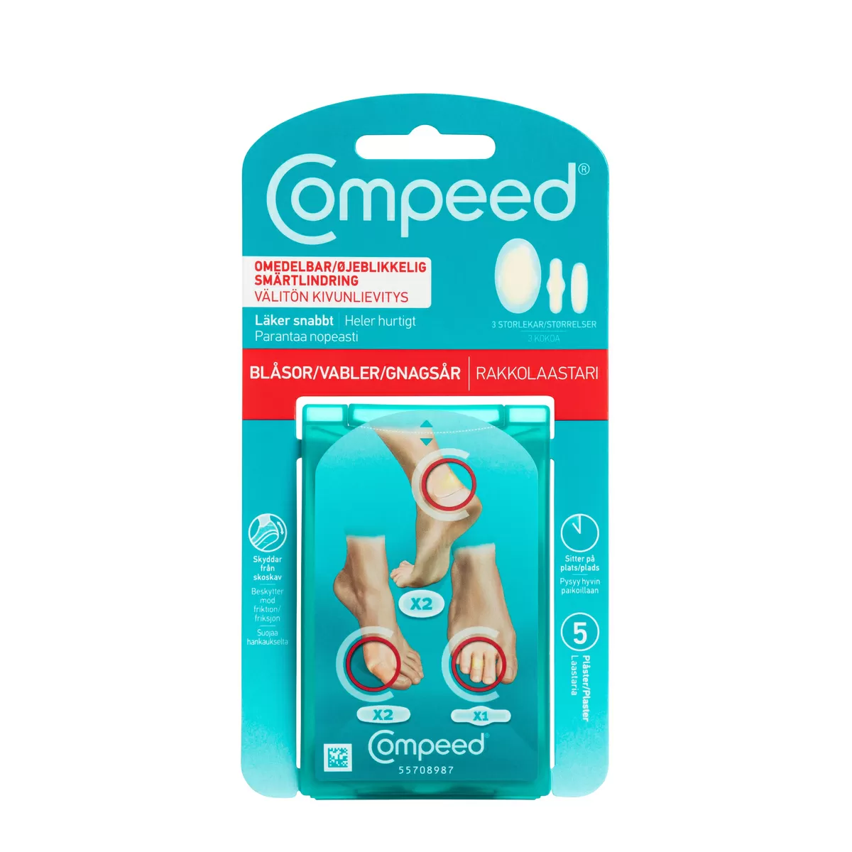 Compeed vabelplaster, mix - 5 stk.