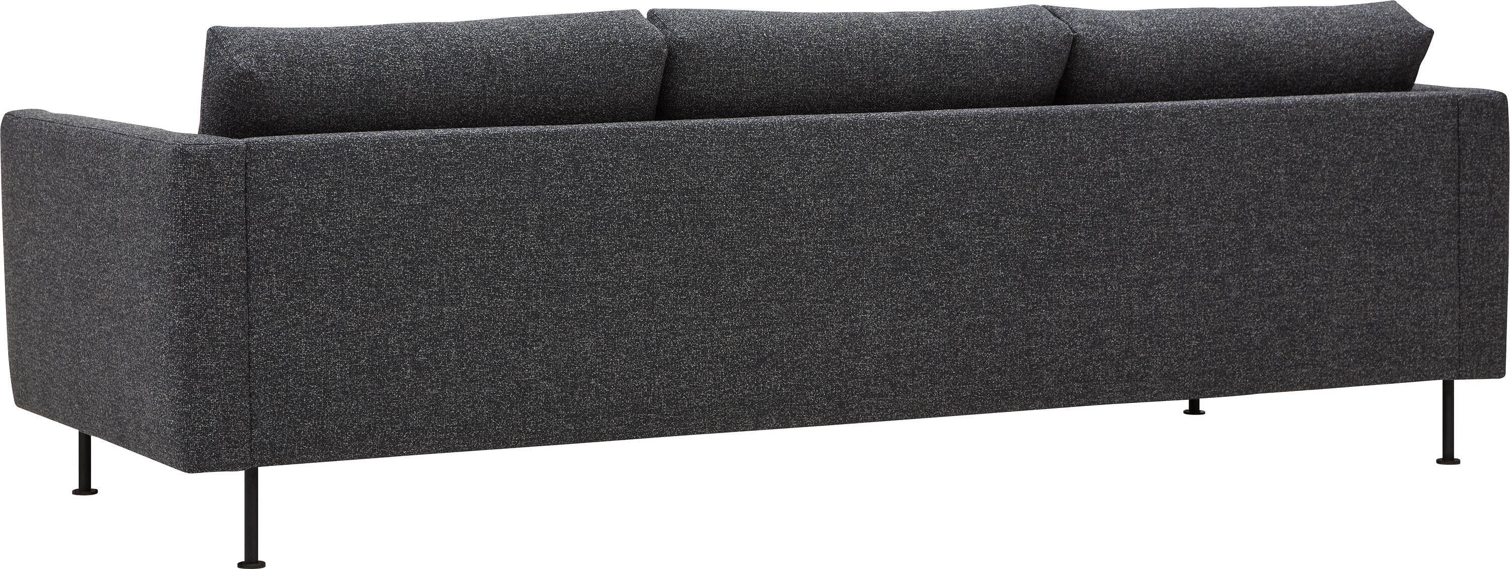 TEM Lager St Hevre Fuss Metall schwarz - Anthrazit / B: 248.0 cm x T: 100.0 cm x H: 84.0 cm
