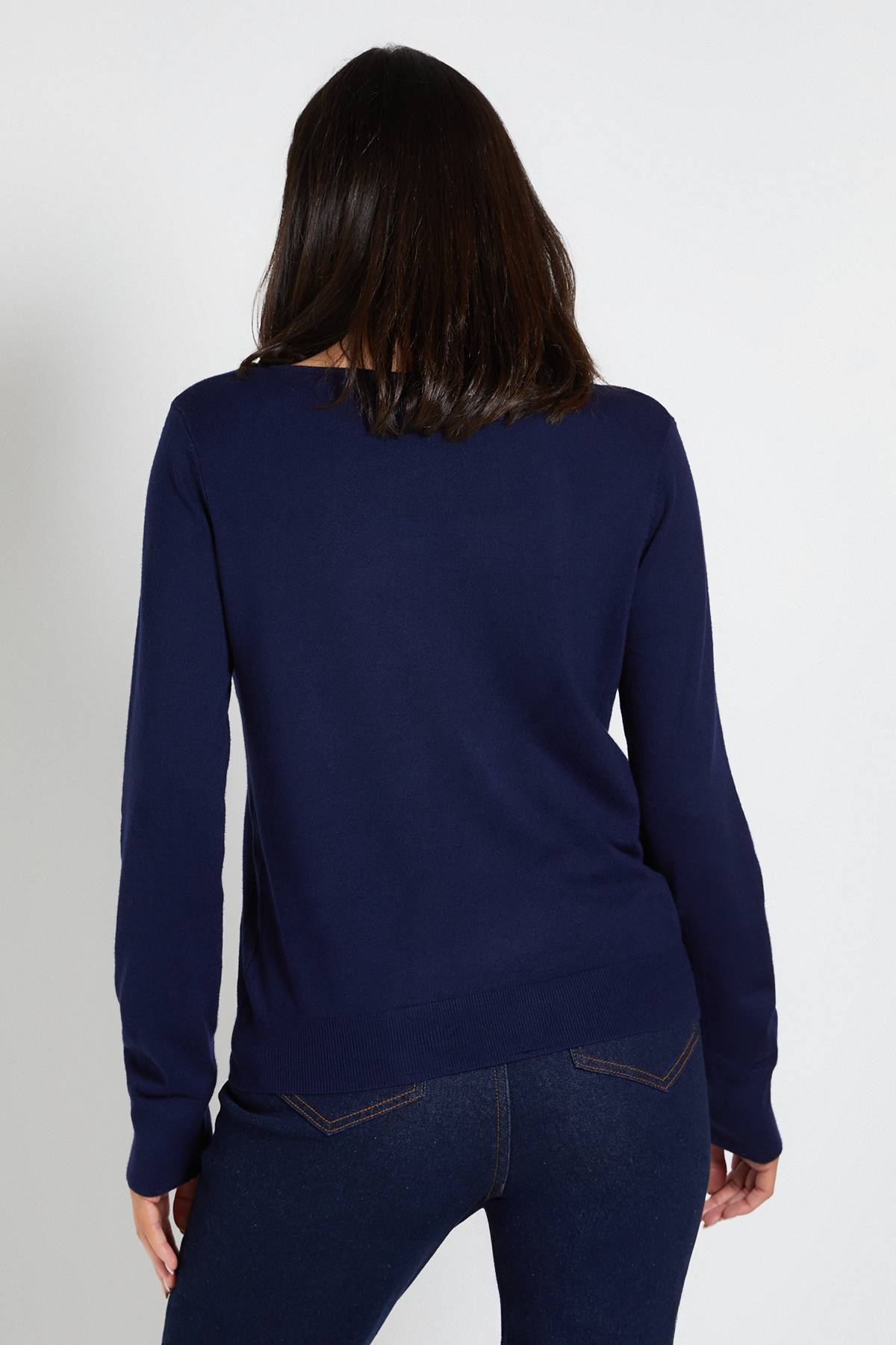 Wallis Synthétiquell Tricoté Asymétrique Froncé