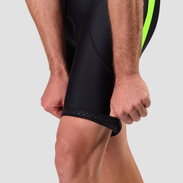 Rogelli Core Bib Cykelshorts, Black/Fluor