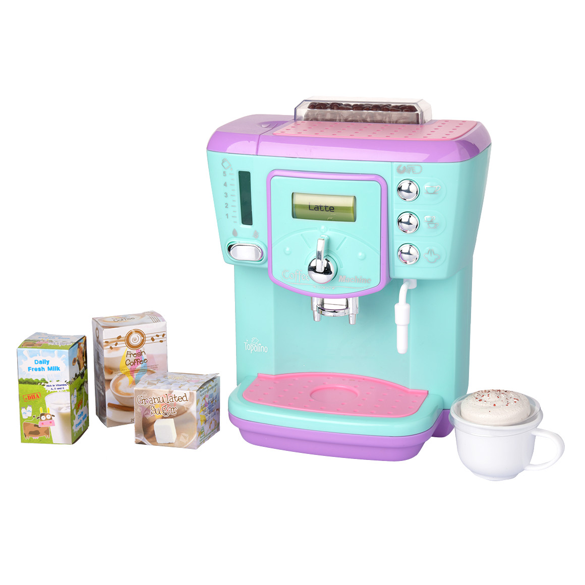Topolino Kaffeemaschine türkis