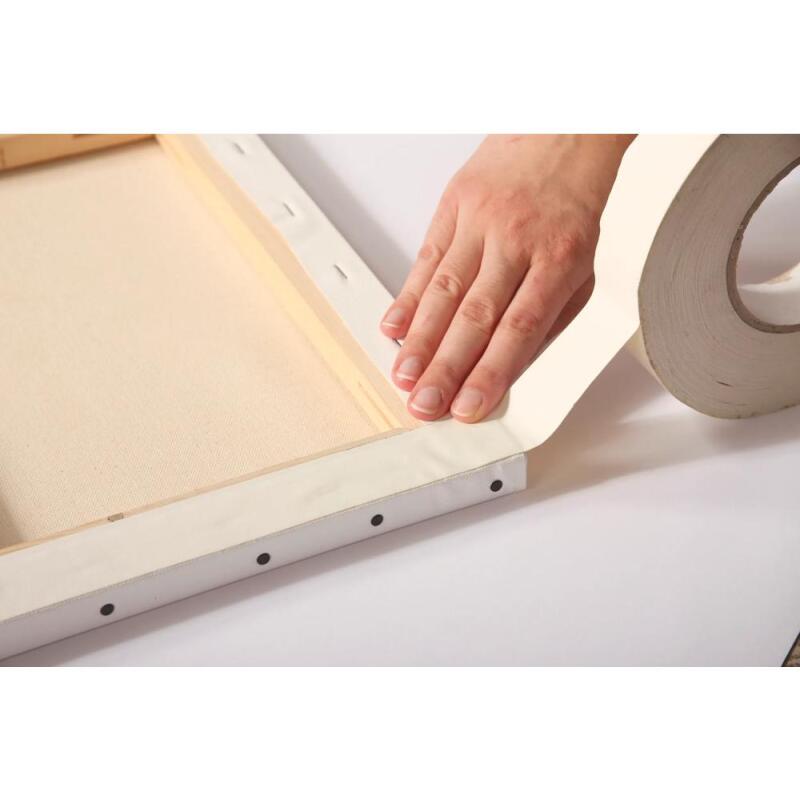 Toile adhésive rouleau 50mmx50m - Blanc