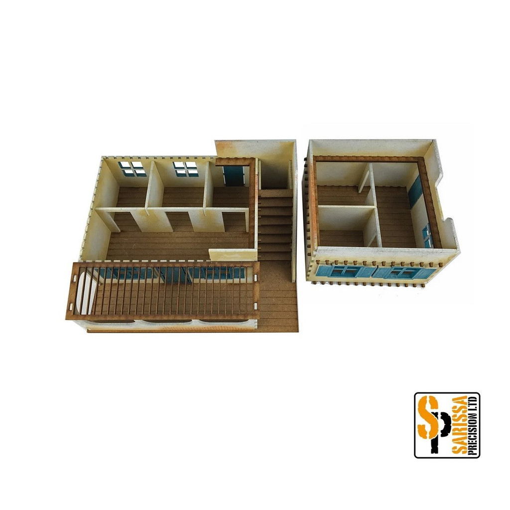 Old West: Adobe Two-Storey Cantina