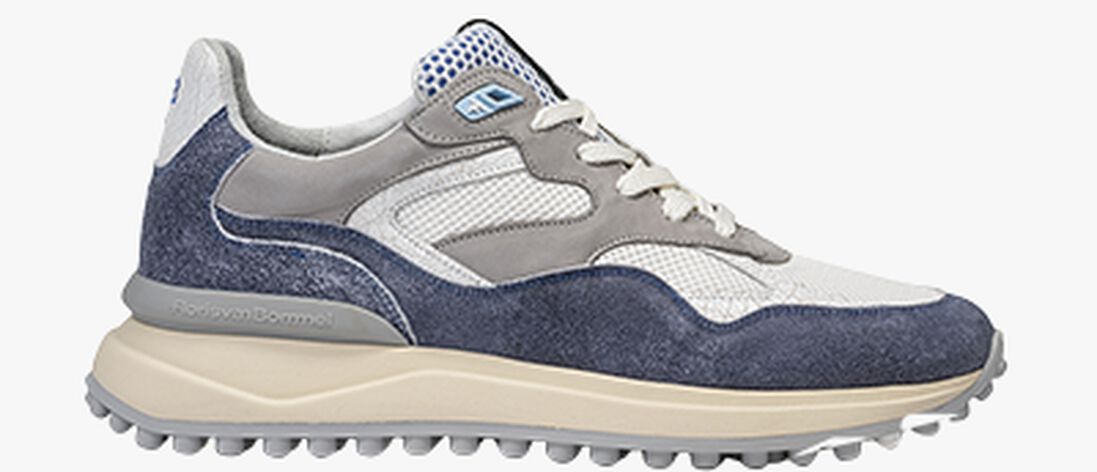 FLORIS VAN BOMMEL blauwe floris van bommel lage sneakers sfm-10159