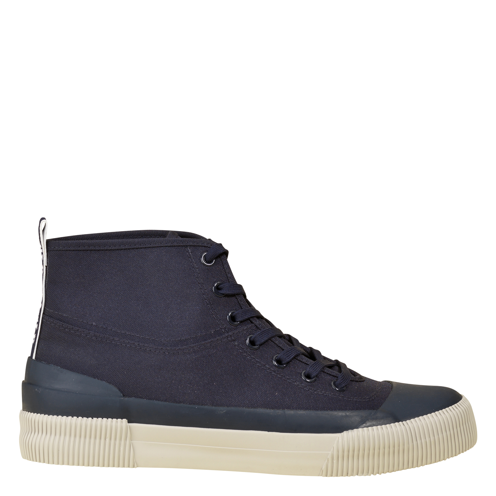 RUBBER MID M - Baskets montantes en toile | Bleu