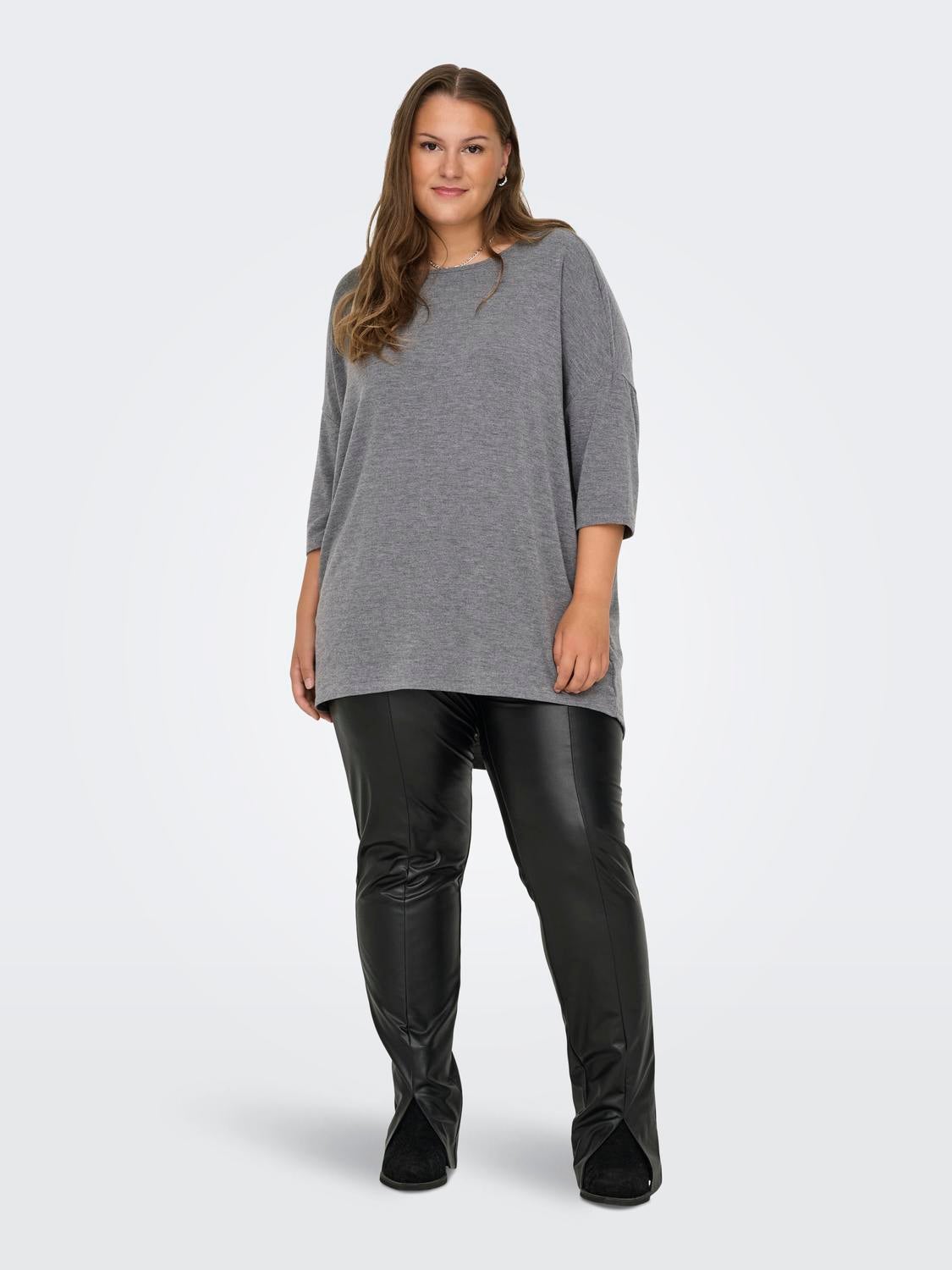 CARLAMOUR Top Dark Grey Melange
