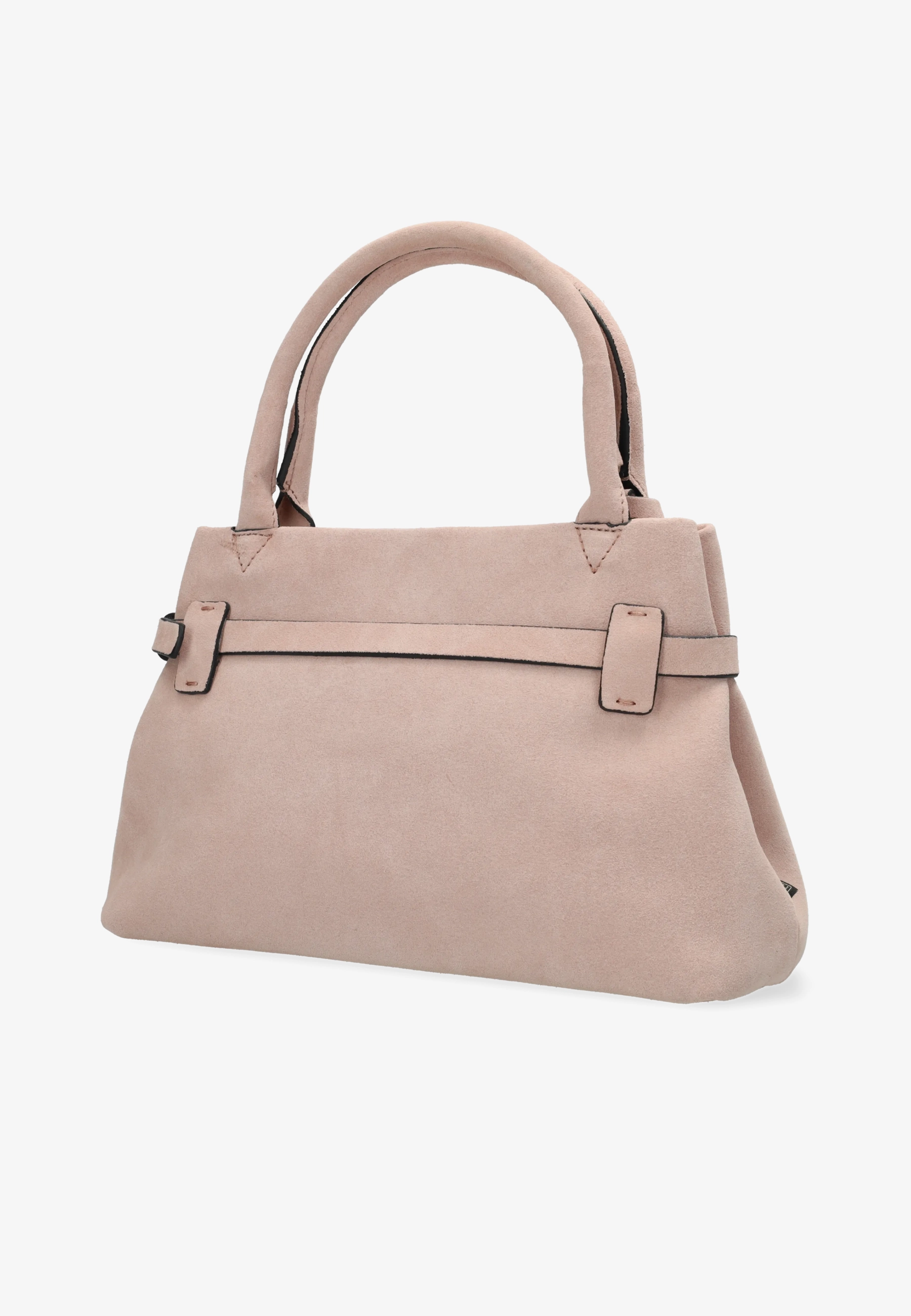 MAE HANDBAG MINI Suede Pastel Pink