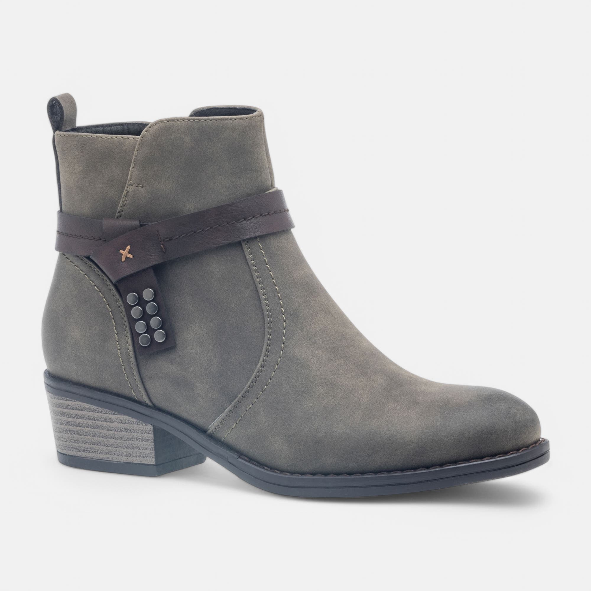 Bottines Femme kaki