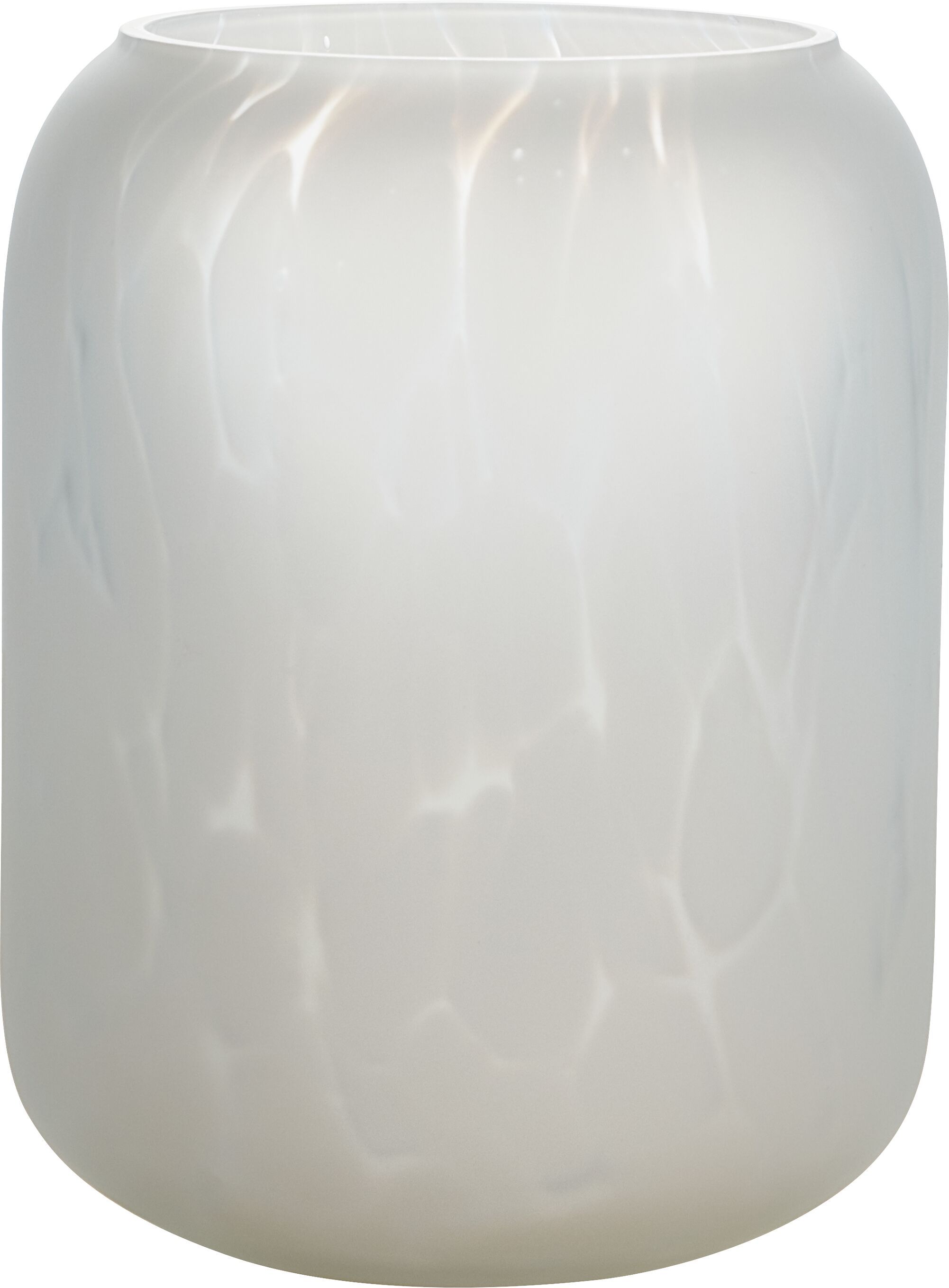 GINA Vase Flecken weiss H19cm - Weiss / H: 19.0 cm
