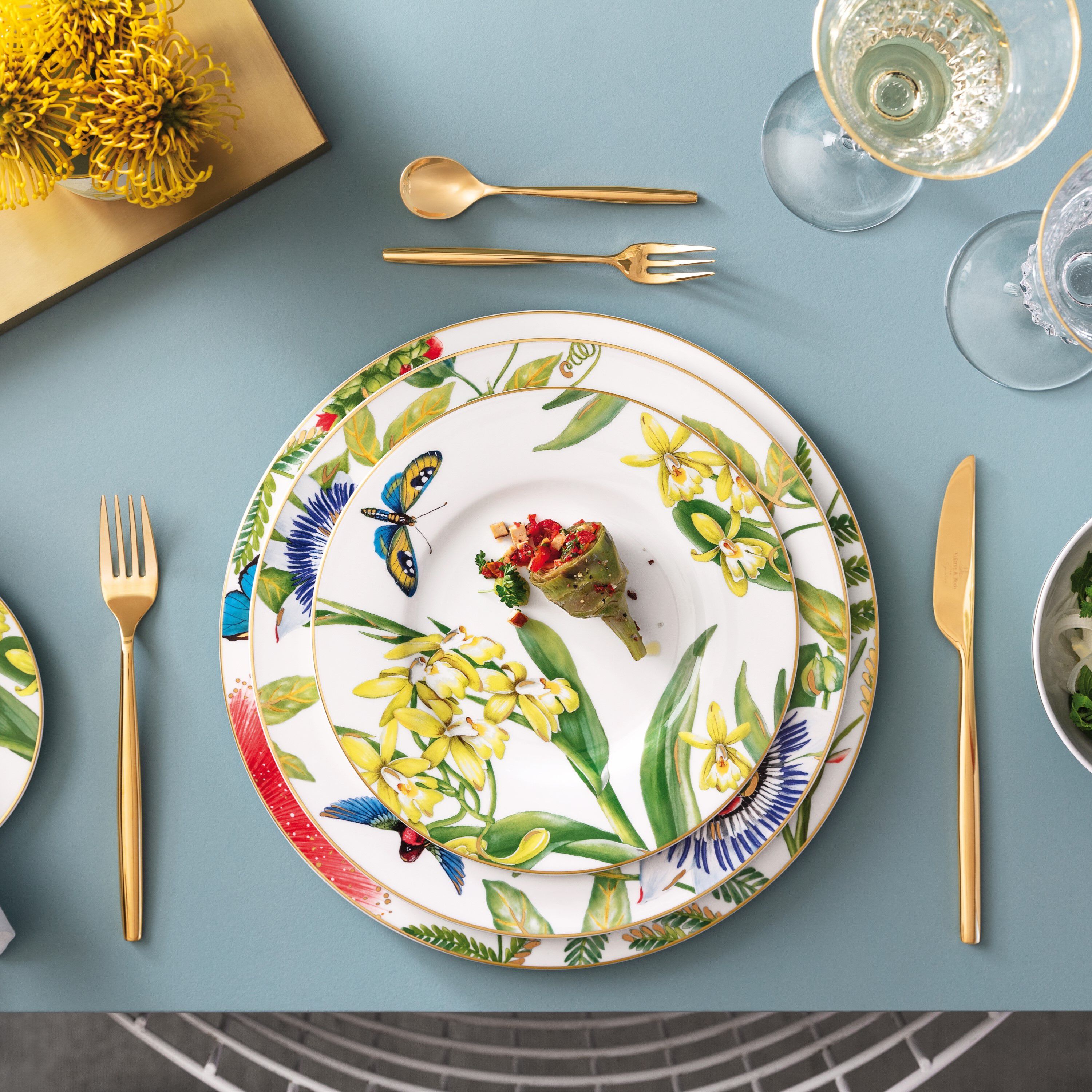 Amazonia Starter set Multi-colored, Premium Bone Porcelain