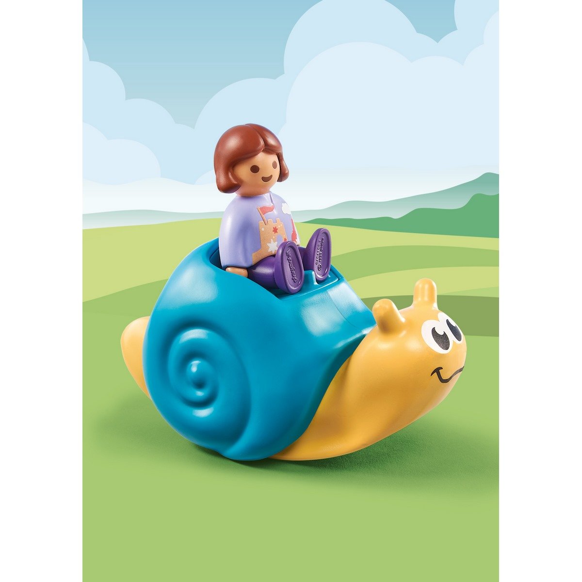 Escargot à bascule avec enfant Playmobil 1.2.3 - 71322