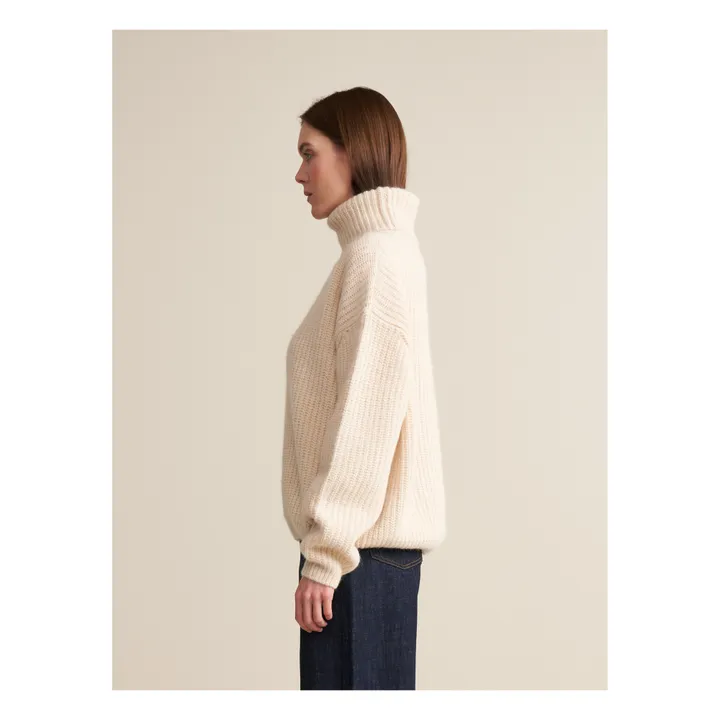 Bellerose Pull Garano Laine Mérinos Extra Fine et Alpaga - Collection Femme | Naturel