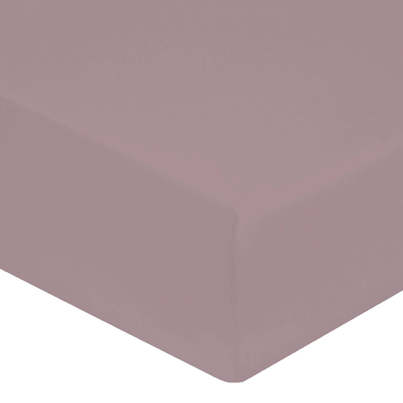 United by PDC Drap housse 100% Percale de Coton bonnet 40 cm  violet