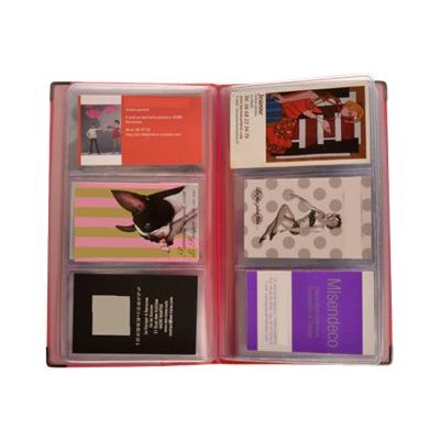 Color Pop - Etui pour 72 cartes de visite - disponible dans différentes couleurs