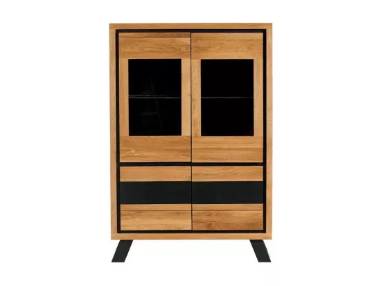 Buffet vitrine en bois PORTREE