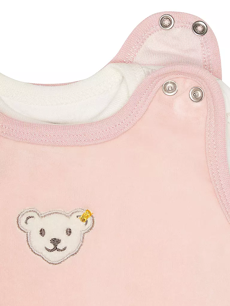 STEIFF Baby Strampler Set 2 teilig rosa