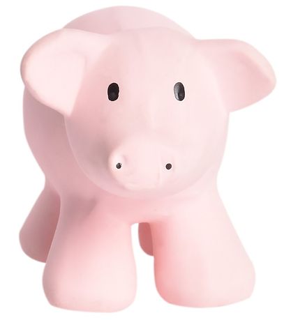 Tikiri Beißring - Naturgummi - Schwein - Pink