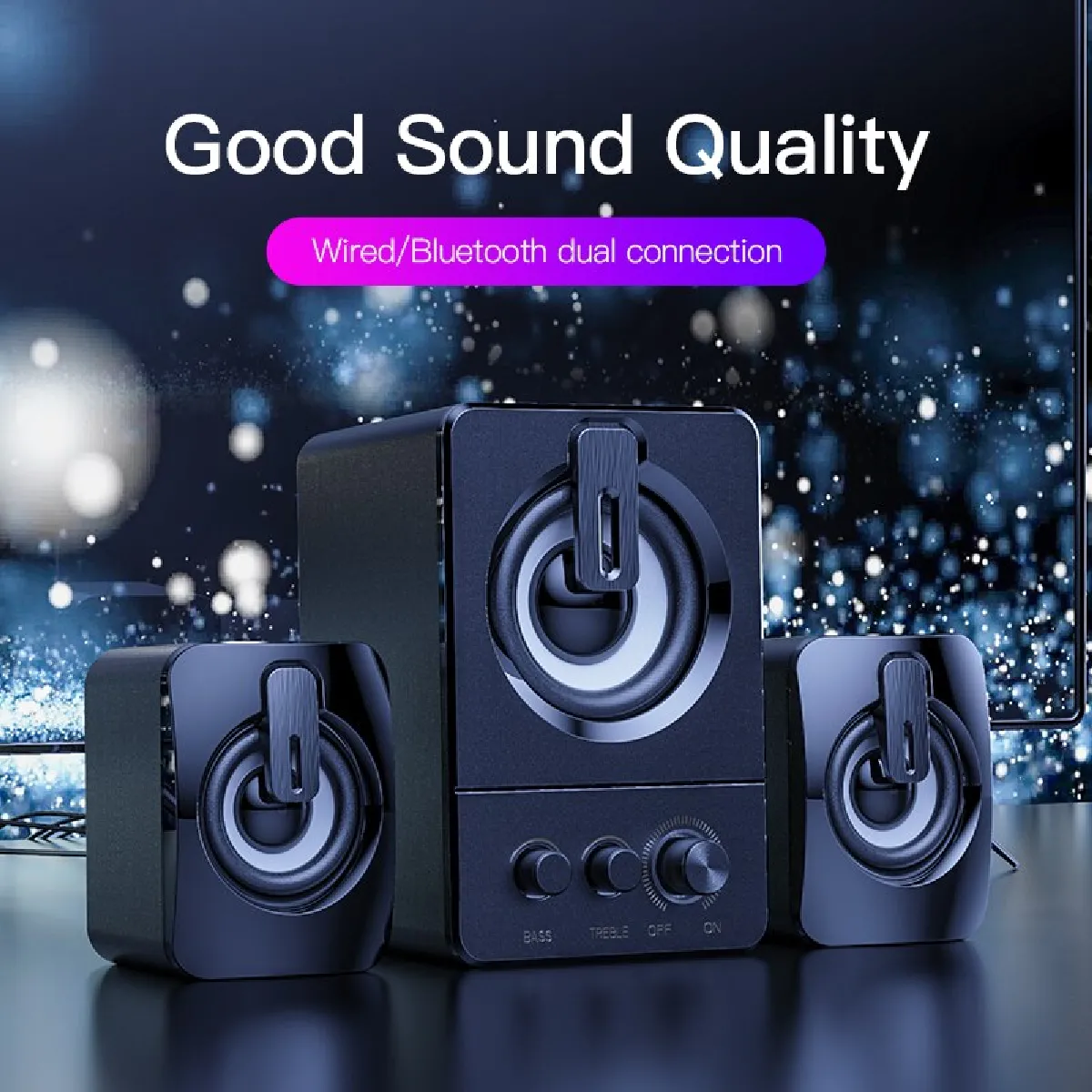 Universal Haut-parleur Bluetooth - Noir