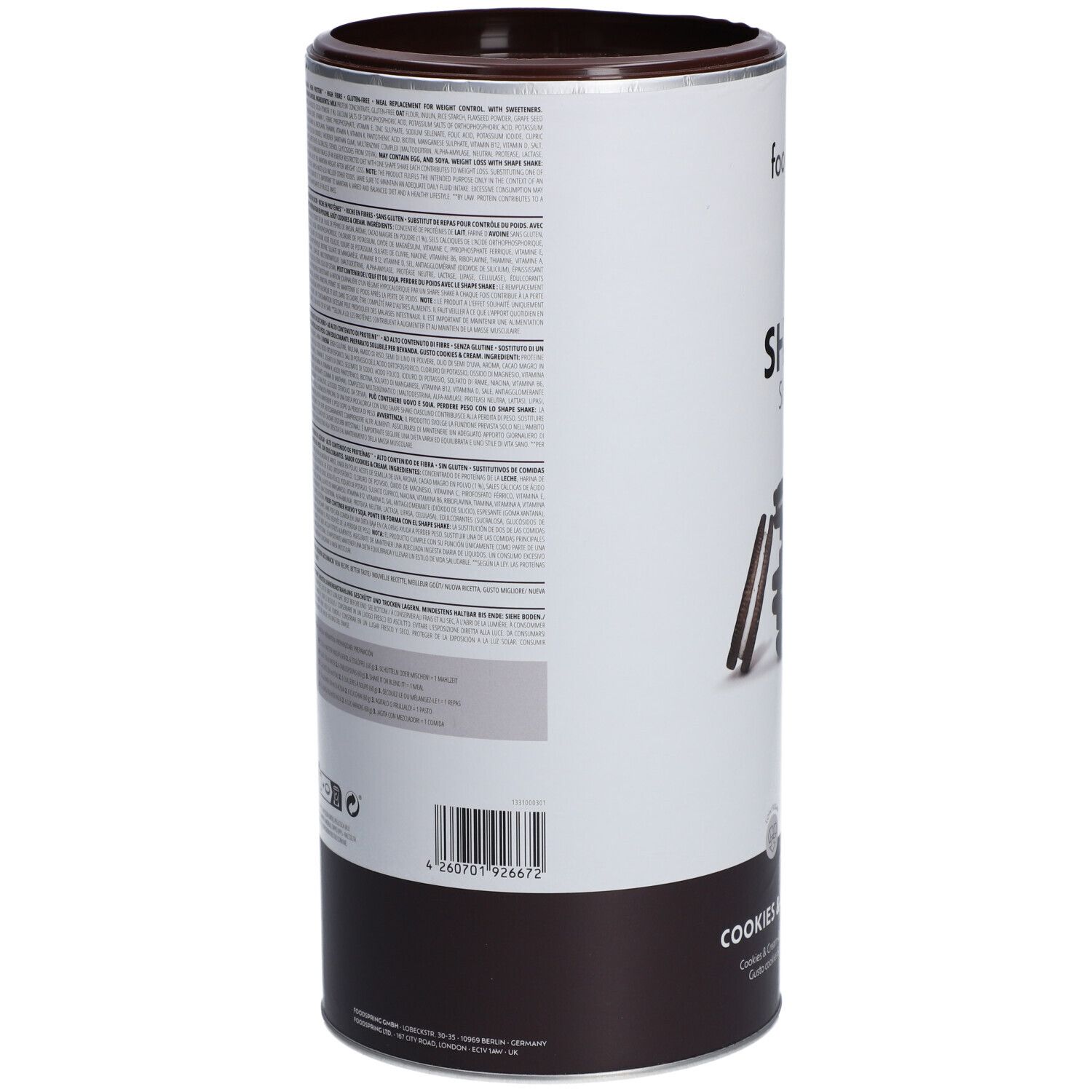 foodspring® SHAPE SHAKE Cookies & Cream