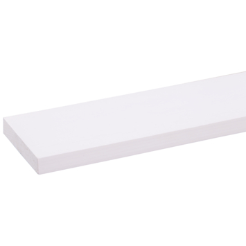 Lat geschaafd grenen wit gegrond 12x69 mm 270 cm