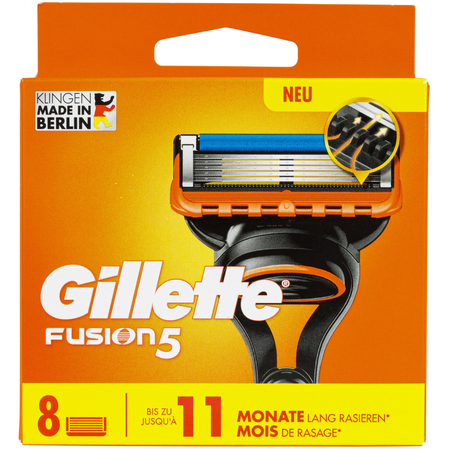 Gillette Klingen Fusion5 8 Stück
