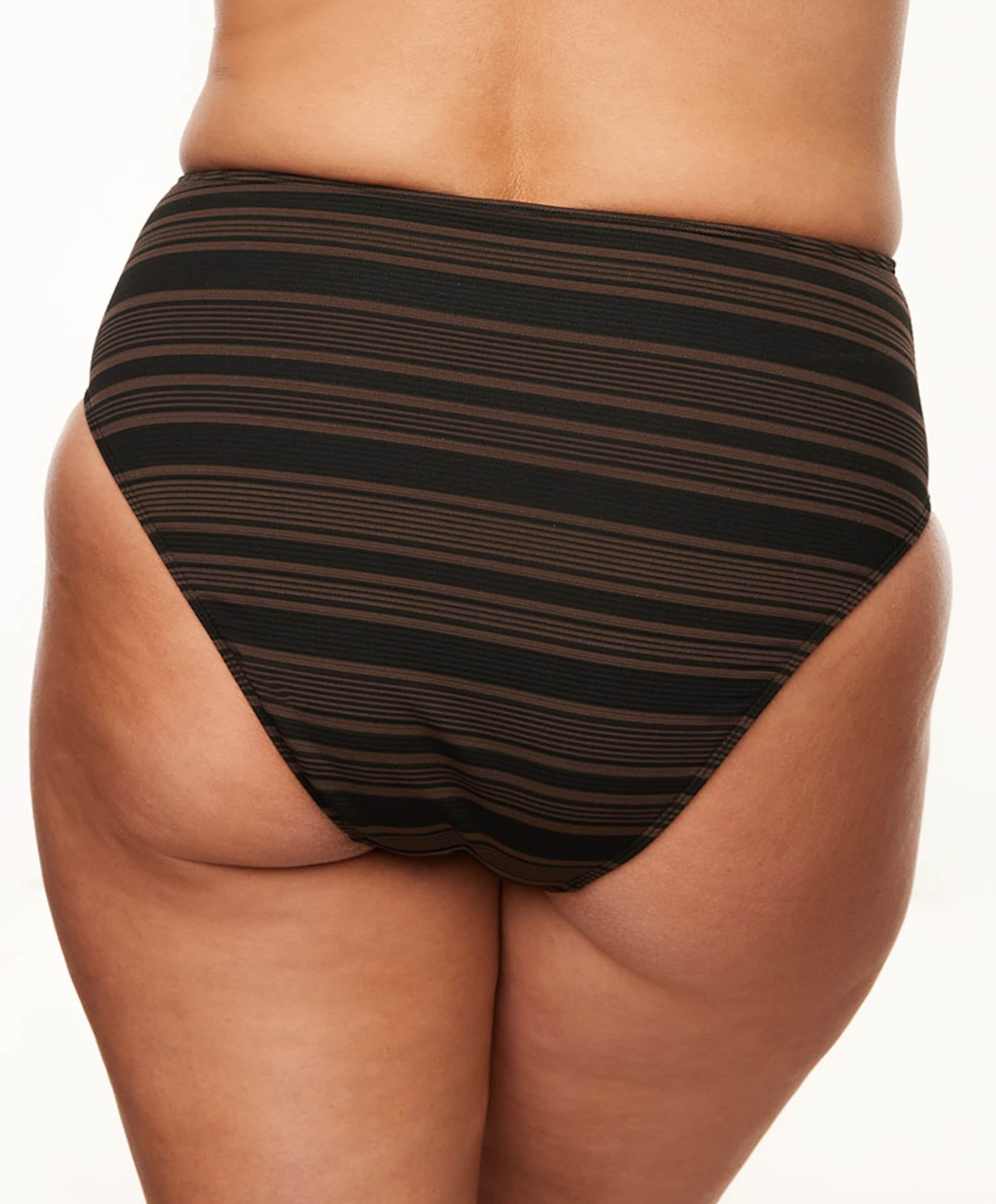 Annadiva Dames bikinibroekje zwart