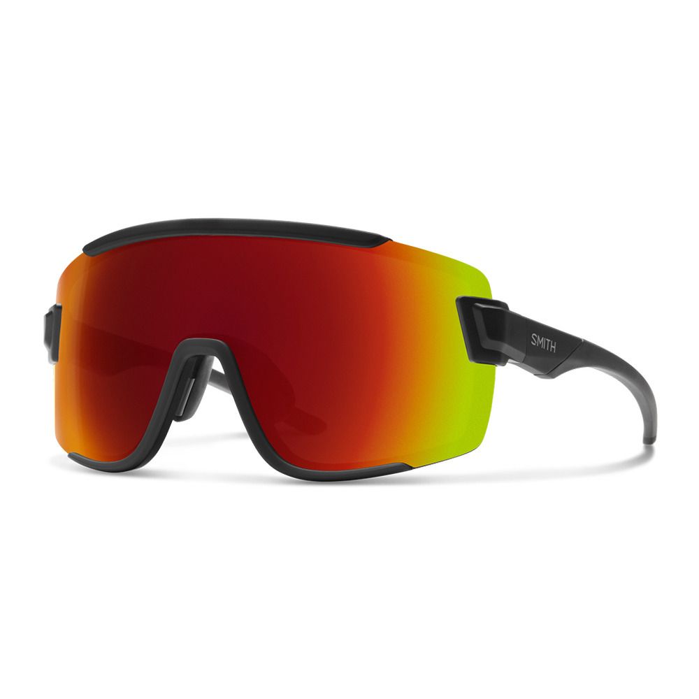 Smith WILDCAT - Lunettes de soleil matte black/chromapop red mirror