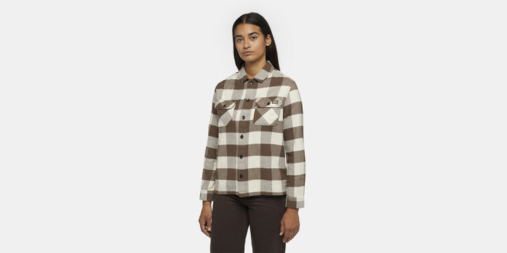 Dickies NEW SACRAMENTO SHIRT LS W MUSHROOM Mushroom