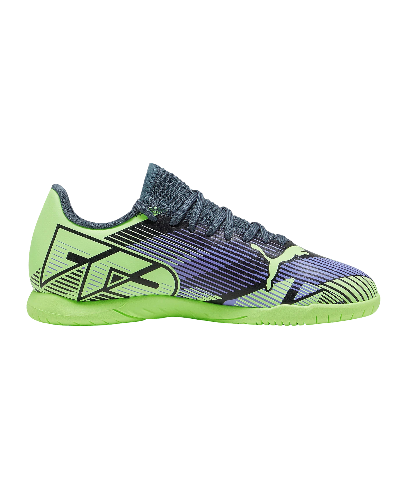 PUMA FUTURE 7 Play IN Lights Out Jr Kids Grau Weiss F03