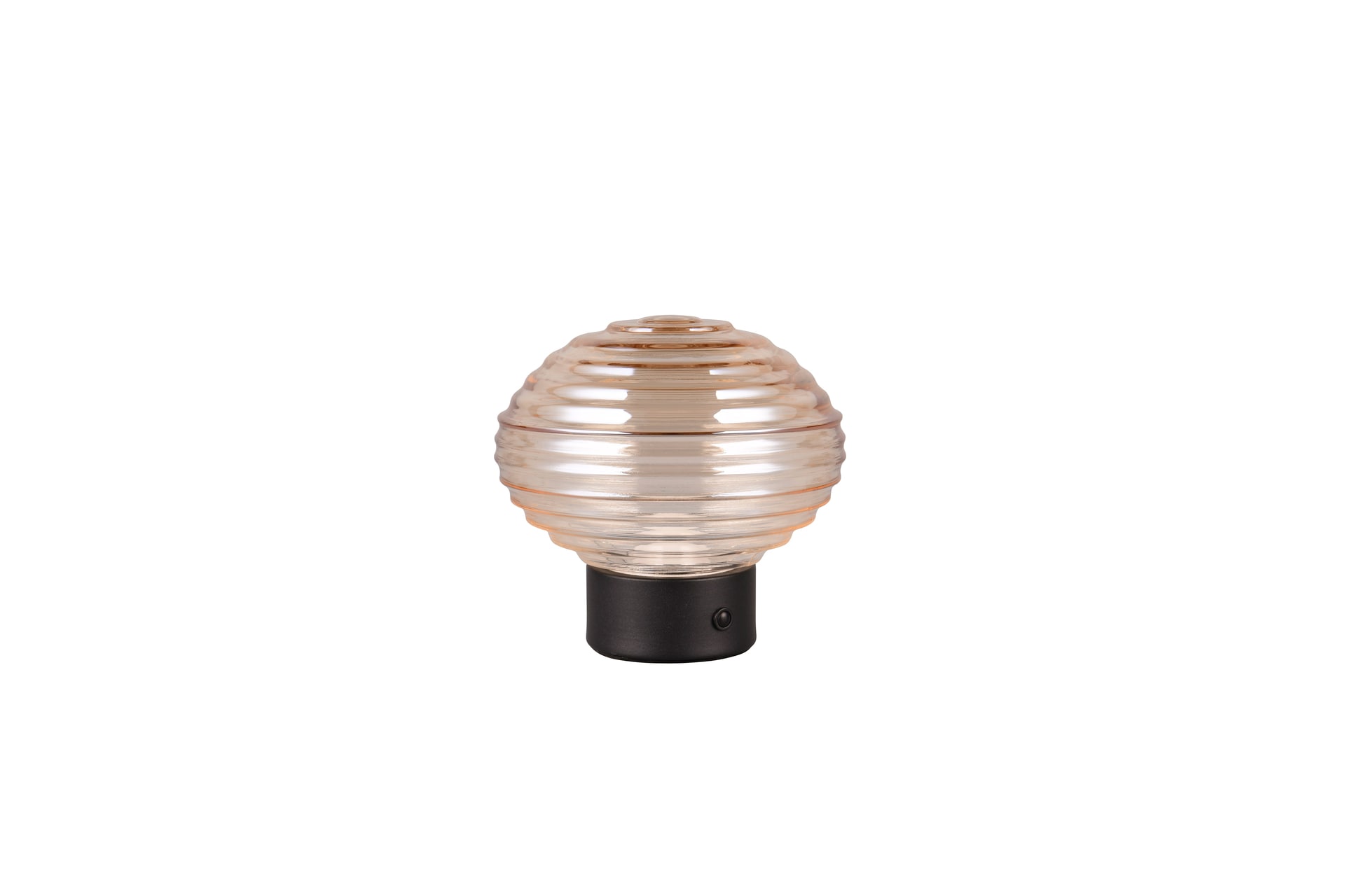 RL Akku LED Tischlampe EARL schwarz /amber