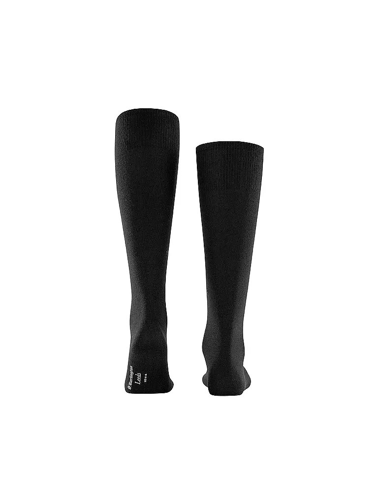BURLINGTON Herren Kniestrümpfe LEEDS 40-46 black schwarz