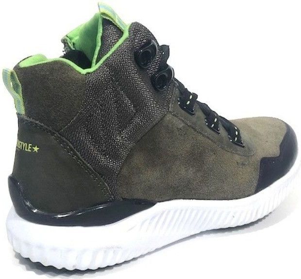 Trackstyle - Veterboot - Zwart - Leer