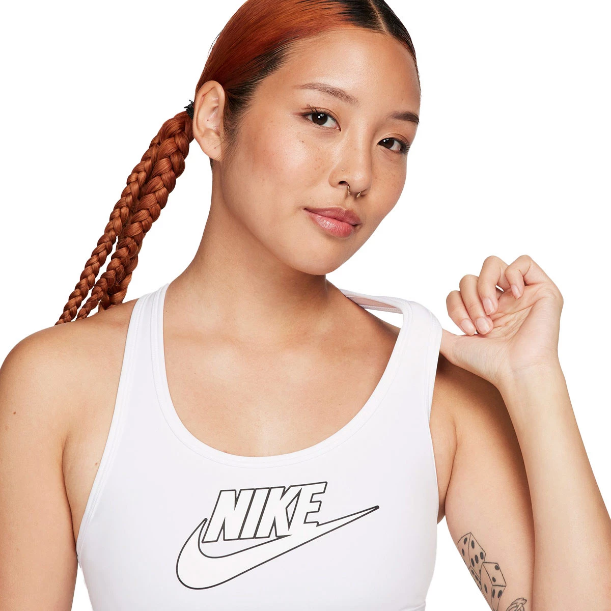 Soutien desportivo Nike Swoosh Mulher