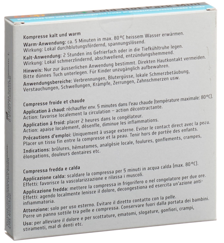 Coop Vitality Cold & Hot Pack 10x11cm Mini 2 Stk