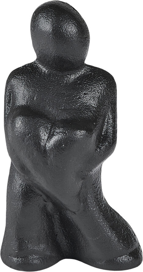 Morsø Skulptur Følg altid dit hjerte i alle livets valg Sort