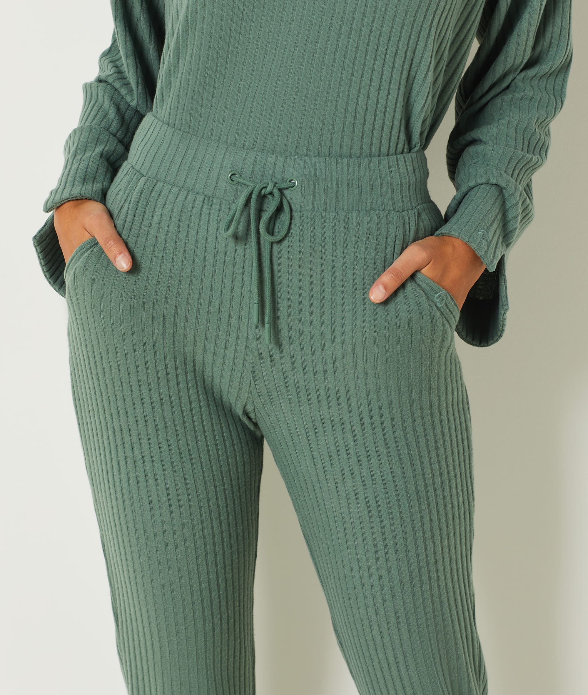 Pantalon de pyjama cotelé