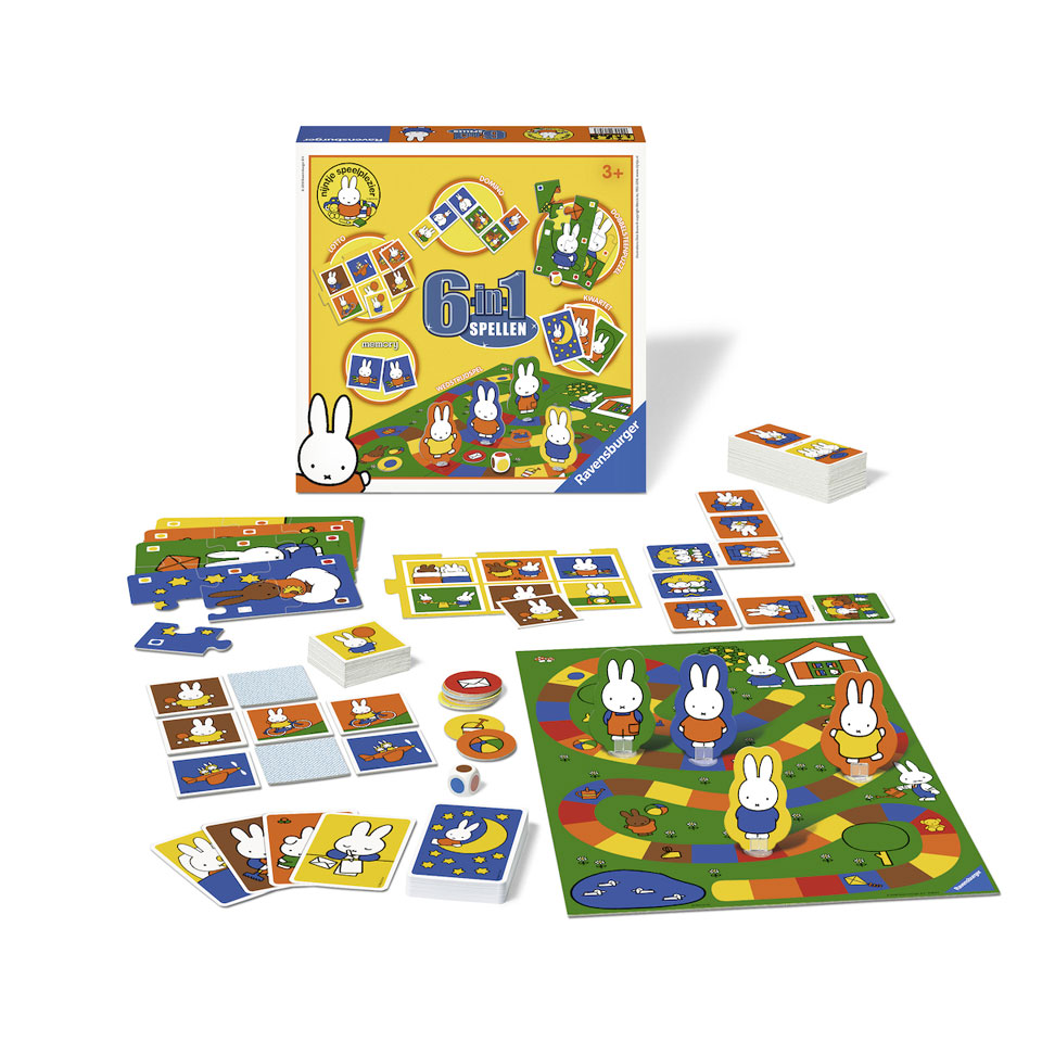 Ravensburger nijntje 6-in-1 spellendoos