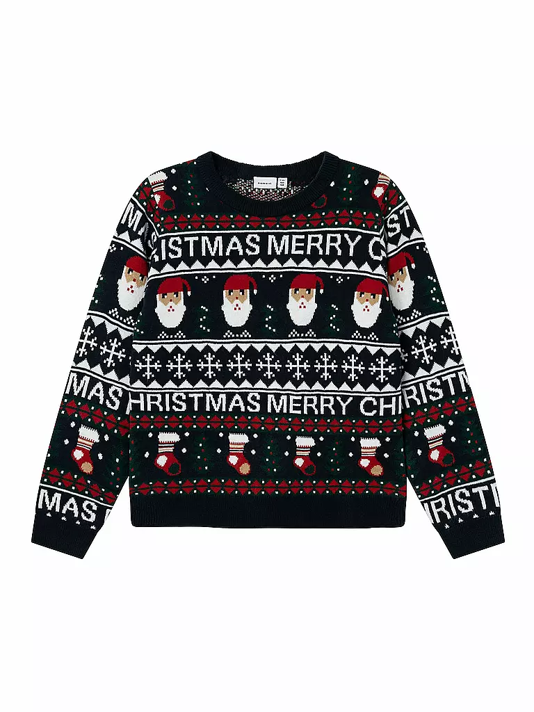 NAME IT Kinder Pullover NKNRASTOKKE dunkelblau