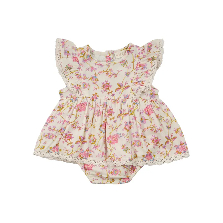 Louise Misha Robe Lena Gaze de Coton | Rose