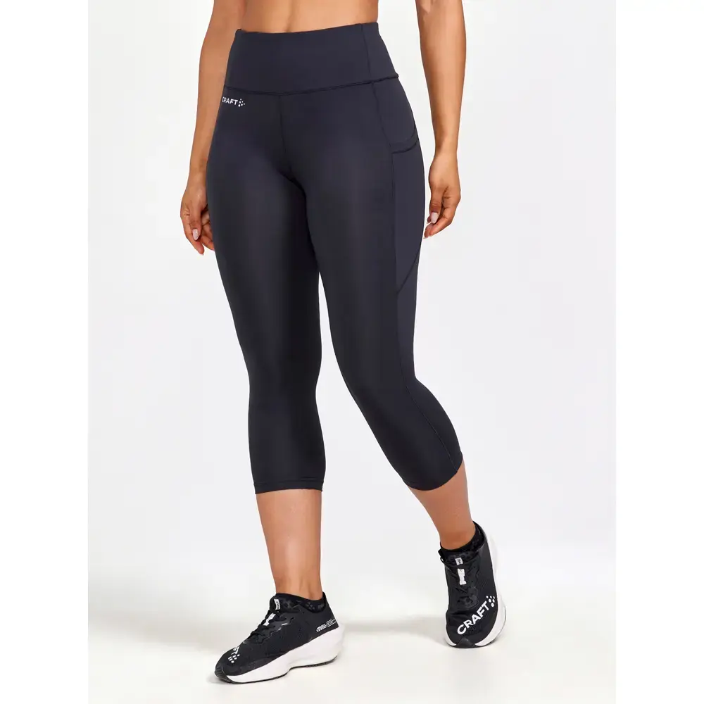 Craft ADV Essence Driekwart Hardloopbroek Zwart Dames