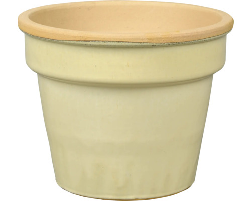 Bloempot Lafiora Ø 34 cm H 26,5 cm crème