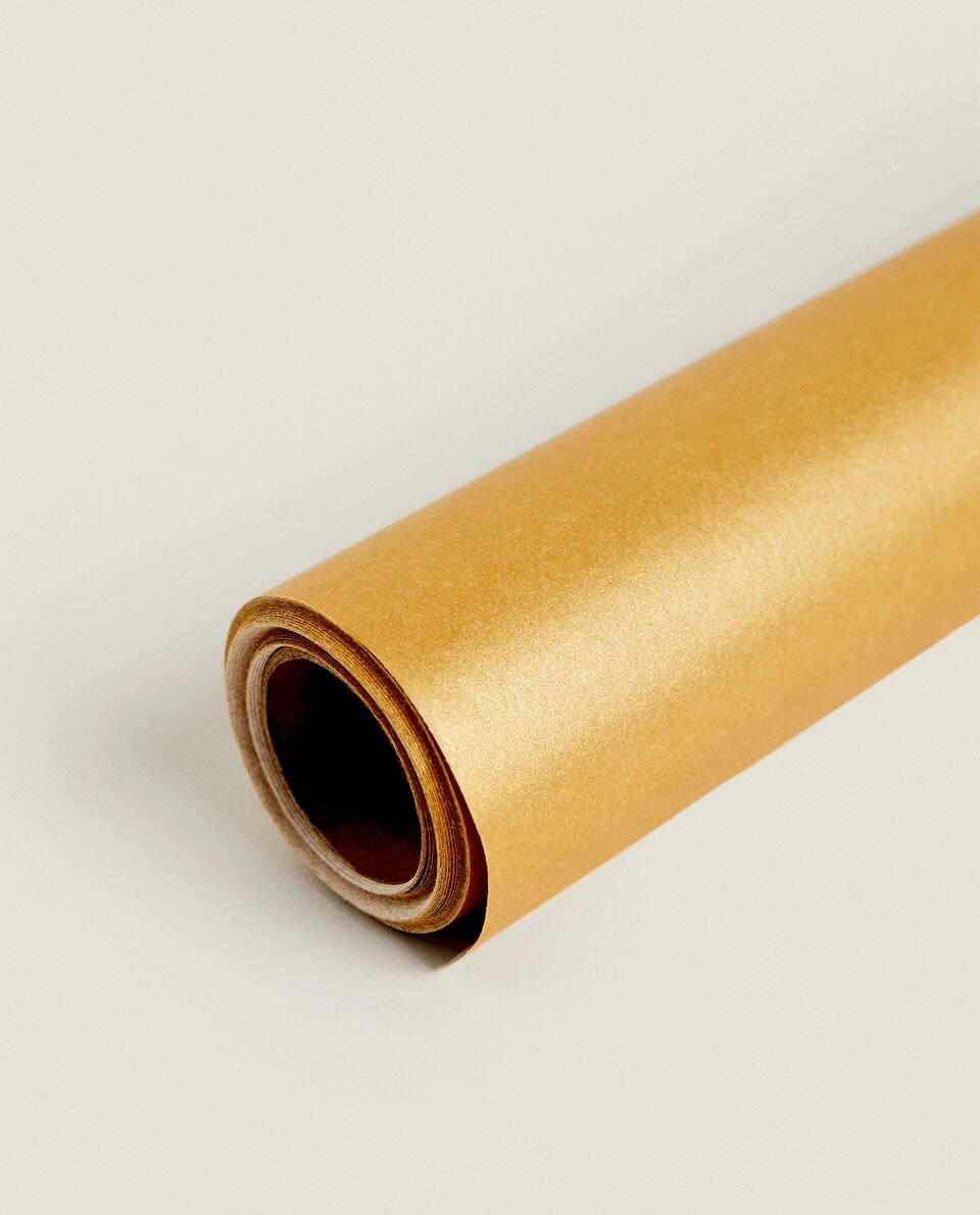 PAPEL DE EMBRULHO DE NATAL DOURADO