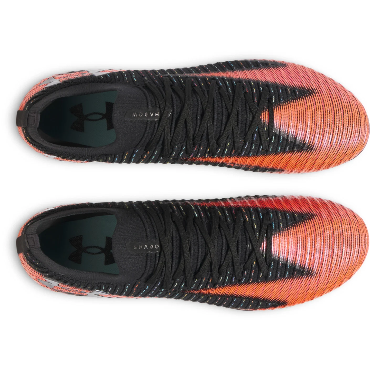 Under Armour Shadow Elite 3.0 Gras Voetbalschoenen (FG) Zwart Oranje Grijs