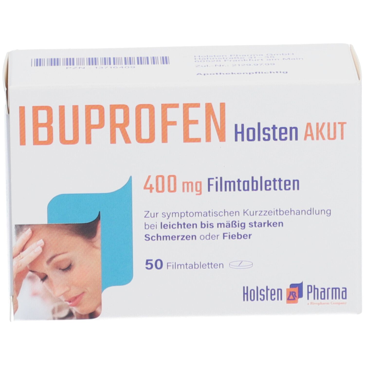 IBUPROFEN Holsten AKUT 400 mg Filmtabletten