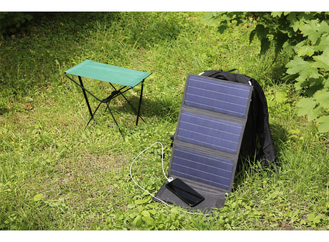 Technaxx TX-207 met 2x USB-A 21W draagbaar zonnepaneel