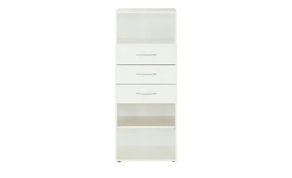 Regal Multischrank-System 50 cm 126 cm Weiß
