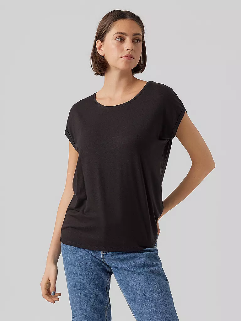 VERO MODA T-Shirt VMAVA schwarz