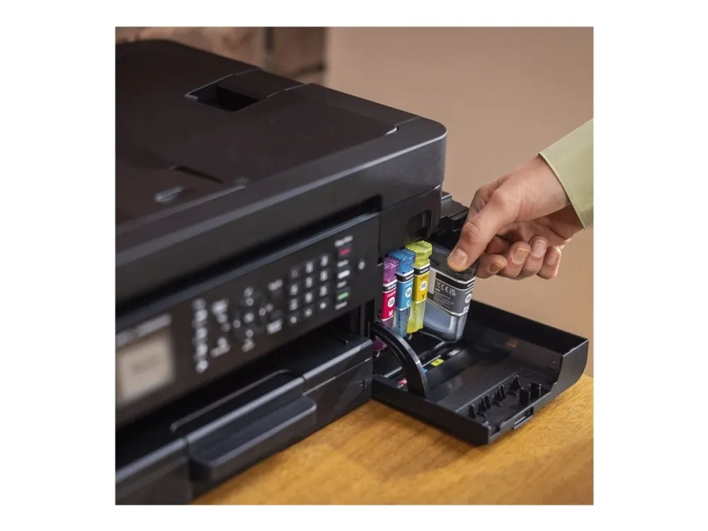 Brother MFC-J4350DW - Multifunktionsprinter - farve - blækprinter - Letter A (216 x 279 mm)/A4 (210 x 297 mm) (original) - A4/Legal (medie) - op til 13 spm (kopiering) - op til 20 spm (udskriver) - 150 ark - 14.4 Kbps - USB 2.0, Wi-Fi(n)