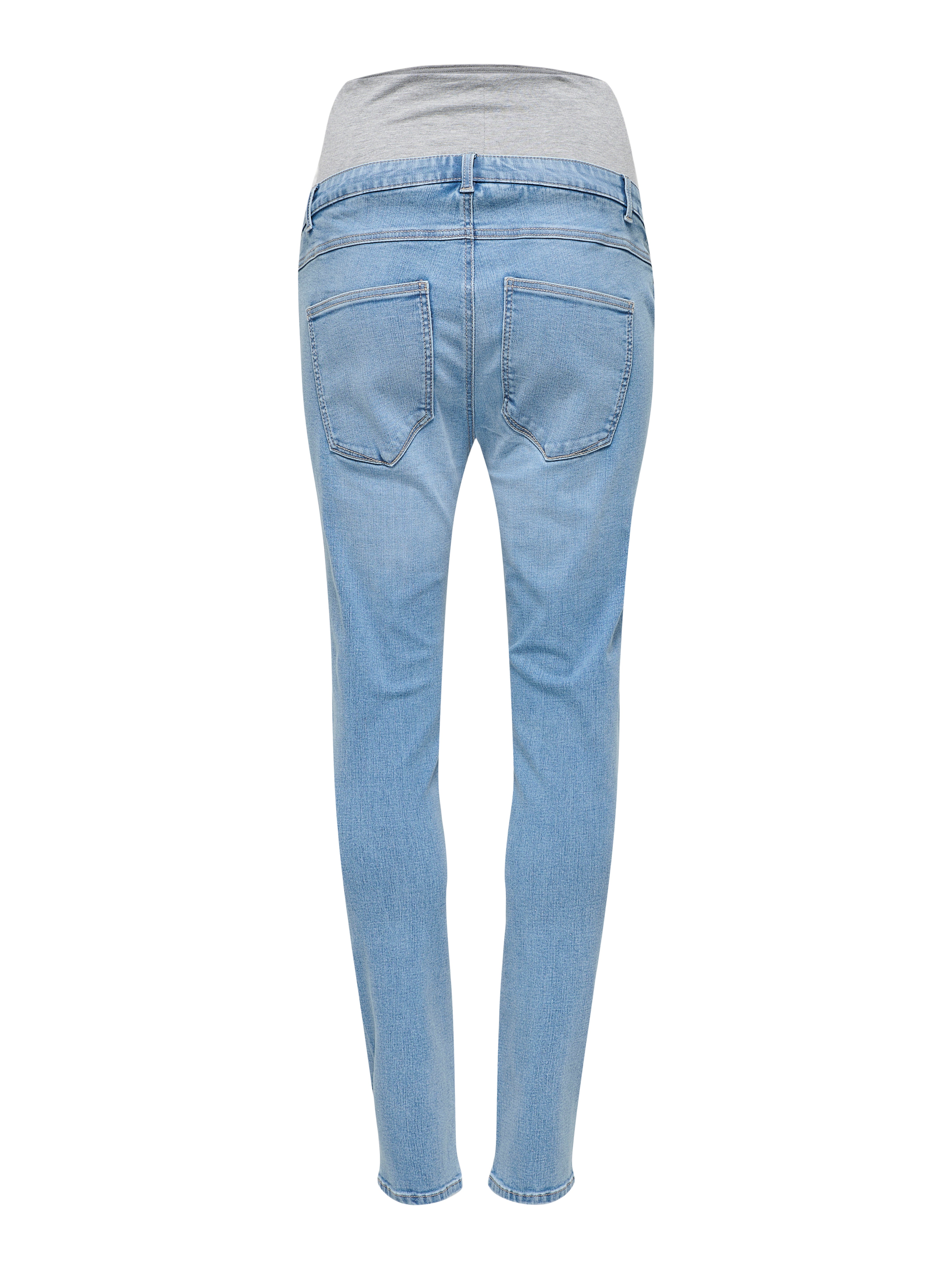 OLMROSE Hohe Taille Skinny Fit Jeans Light Blue Denim