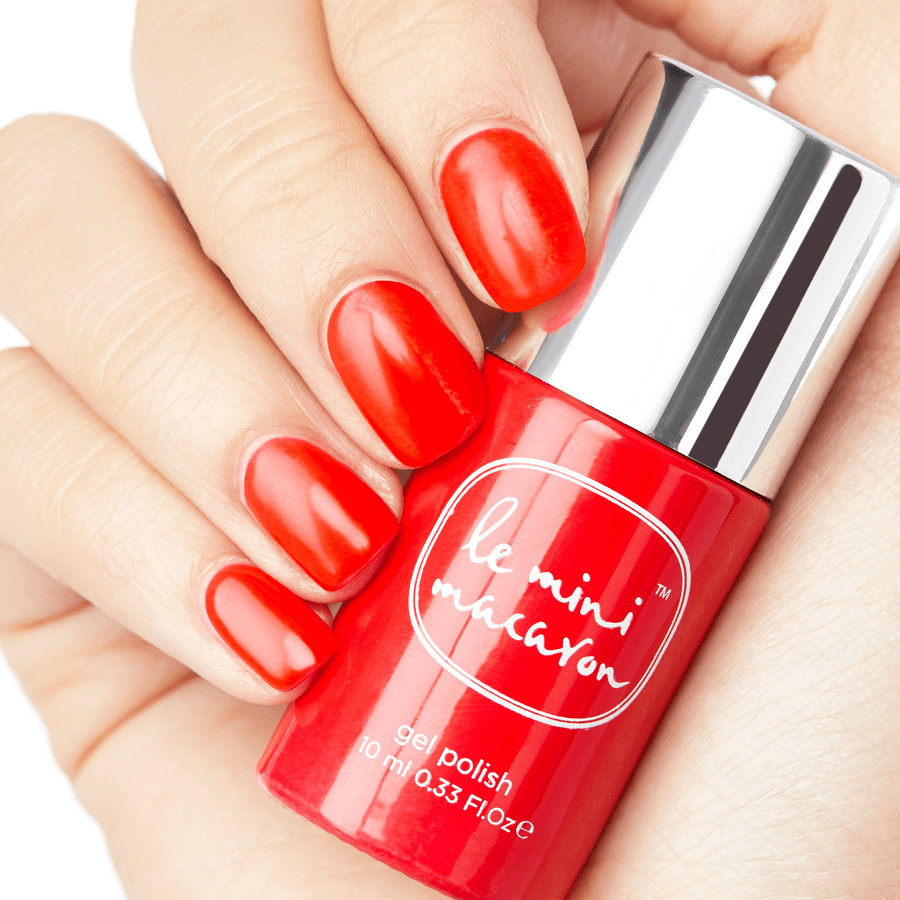 Le Mini Macaron Single Gel Polish Cherry Red 10ml